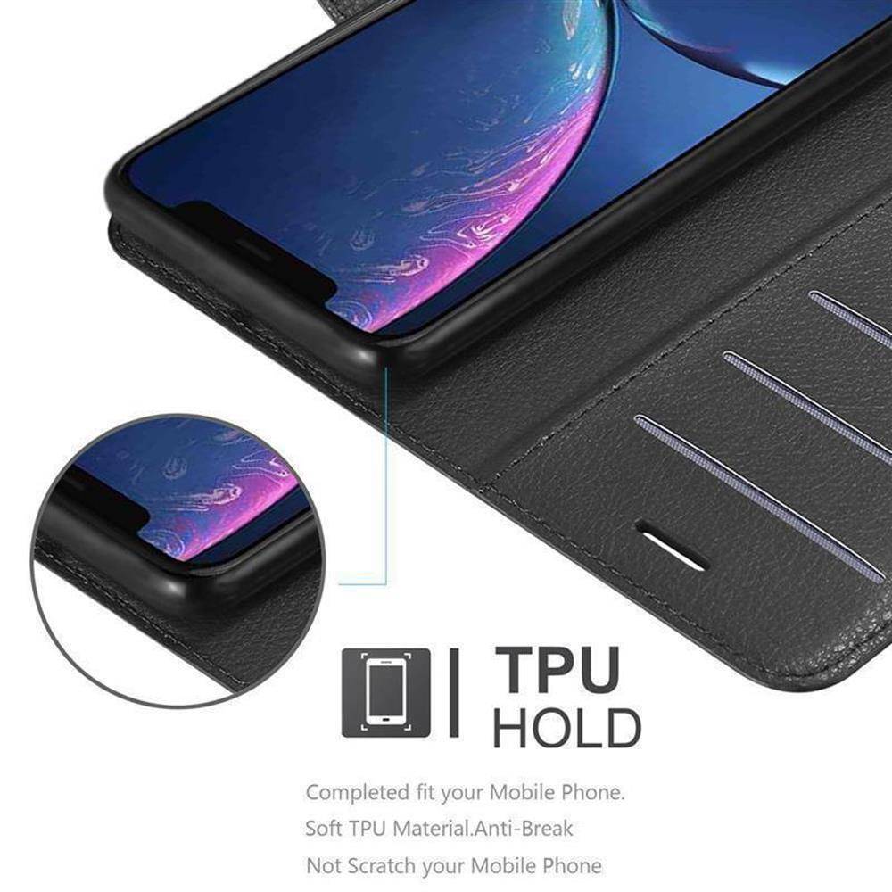Cadorabo Hülle für Apple iPhone 11 PRO MAX Schutz Hülle in Schwarz Handyhülle Etui Case Cover Magnetverschluss-3