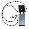 Cadorabo Hülle für Huawei P9 Schutzhülle in Grau Handy Kette Silikon Kordel abnehmbares Etui