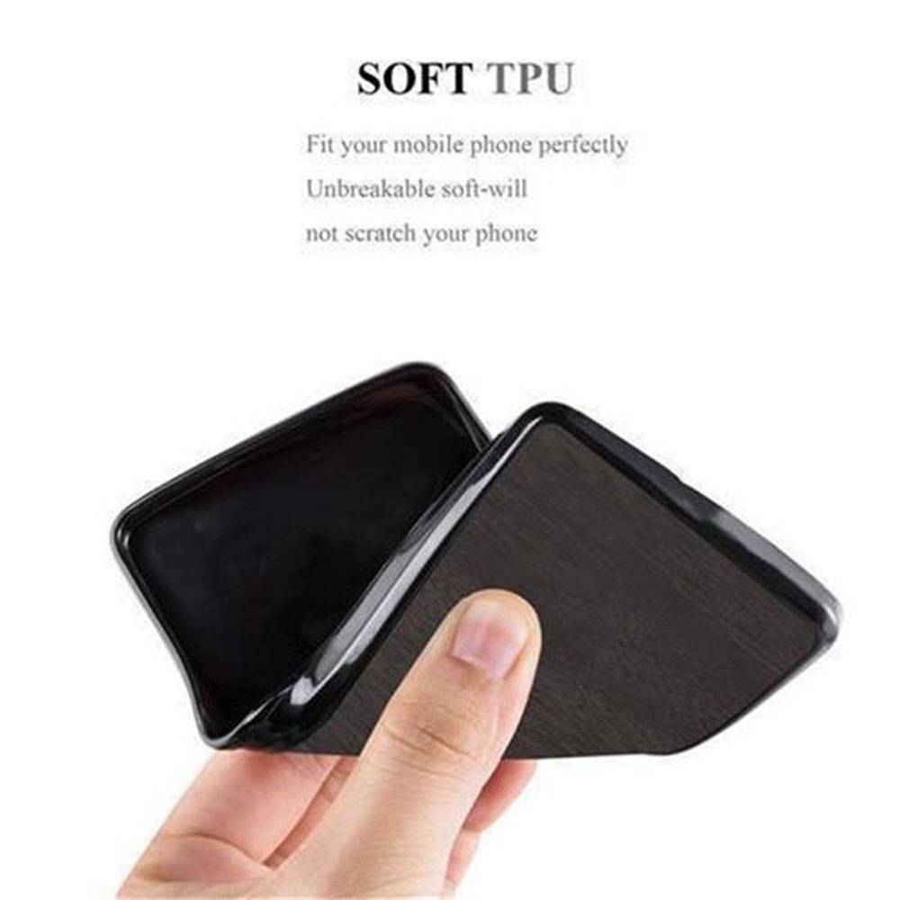 Cadorabo Handyhülle für Samsung Galaxy S7 in Schwarz Schutzhülle Hülle Etui Case Cover TPU Silikon-3