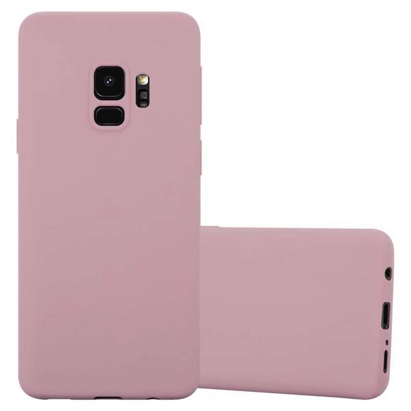 Cadorabo Hülle für Samsung Galaxy S9 Schutzhülle in Rosa Handyhülle TPU Silikon Etui Case Cover