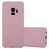 Cadorabo Hülle für Samsung Galaxy S9 Schutzhülle in Rosa Handyhülle TPU Silikon Etui Case Cover