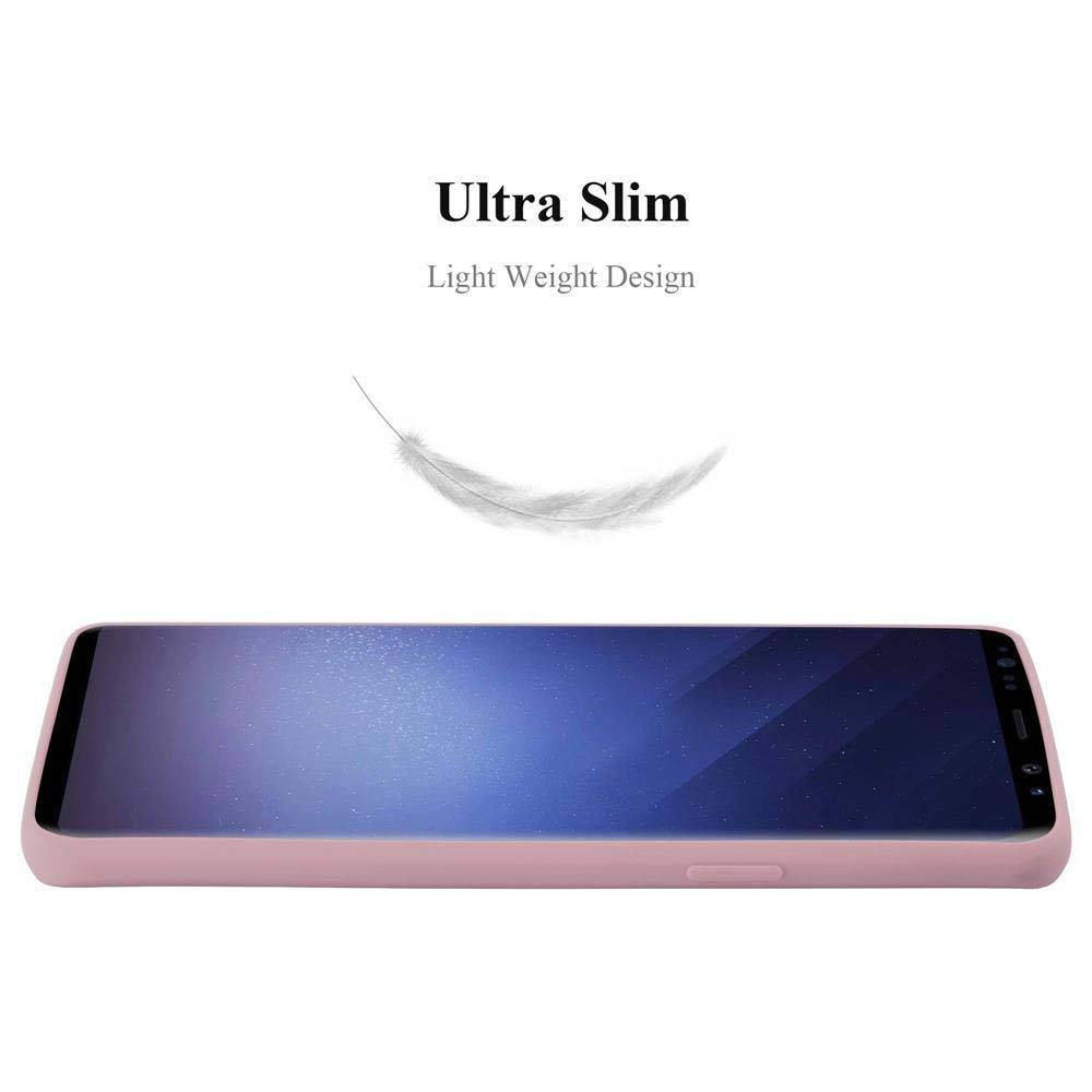 Cadorabo Hülle für Samsung Galaxy S9 Schutzhülle in Rosa Handyhülle TPU Silikon Etui Case Cover-1