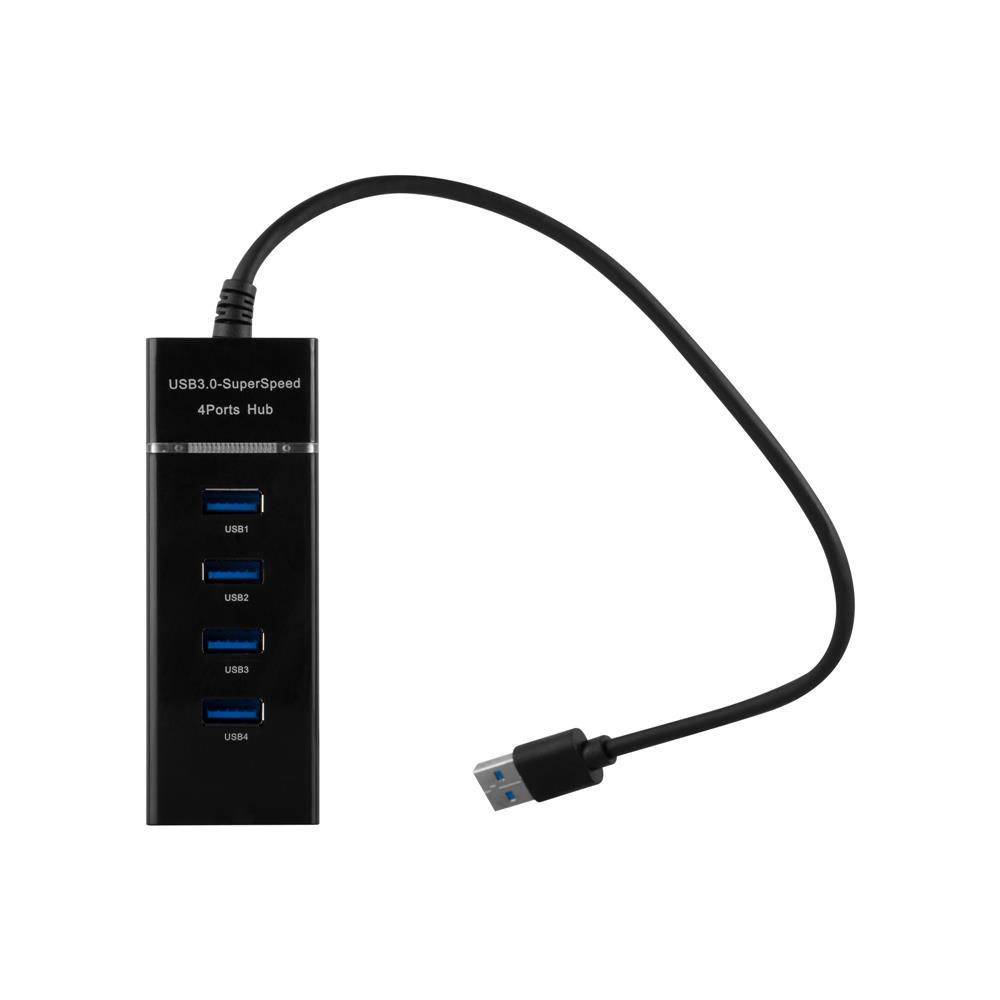 Cadorabo 4-Port USB 3.0 Multischnittstelle Plug&Play USB 3.0 Anschluss USB-C Ladeanschluss für Laptops Schwarz-2