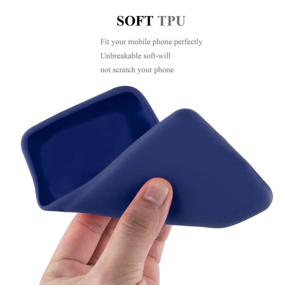 Cadorabo Hülle für Huawei P30 LITE Schutzhülle in Blau Handyhülle TPU Silikon Etui Case Cover-3