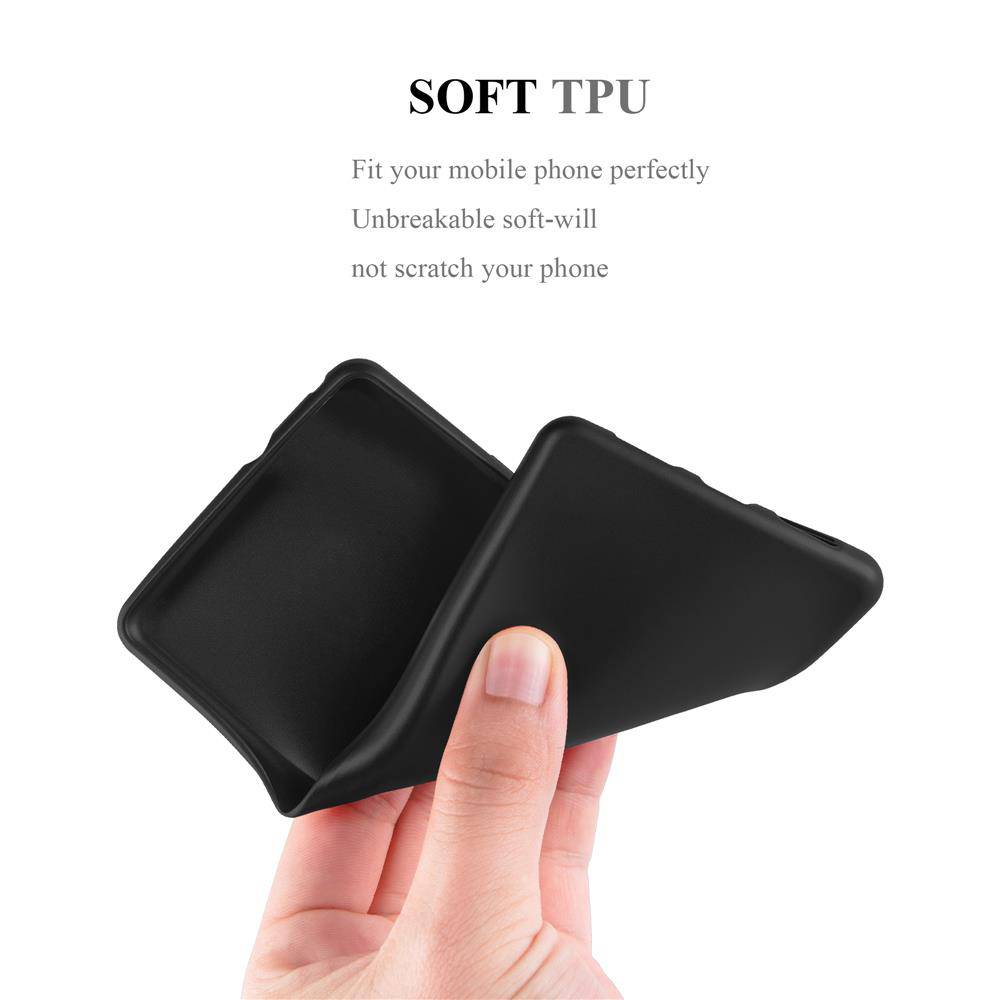 Cadorabo Schutzhülle für Huawei P30 Hülle in Schwarz Handyhülle TPU Silikon Etui Cover Case-3