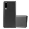 Cadorabo Schutzhülle für Huawei P30 Hülle in Grau Handyhülle TPU Silikon Etui Cover Case