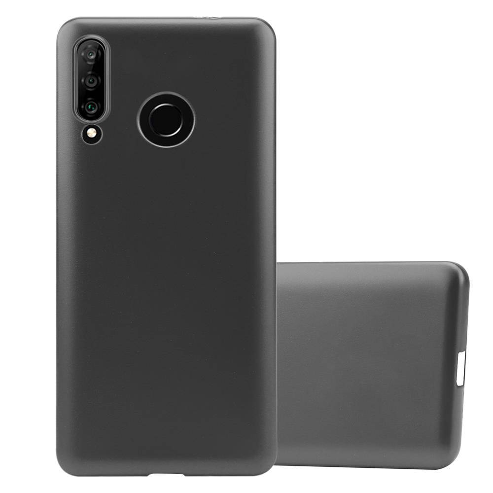 Cadorabo Schutzhülle für Huawei P30 LITE Hülle in Grau Handyhülle TPU Silikon Etui Cover Case-0