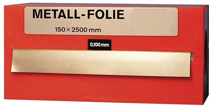 Metallfolie D.0,200mm MS MS63 L.2500mm B.150mm RECORD-3