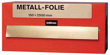Metallfolie D.0,050mm MS MS63 L.2500mm B.150mm RECORD-1