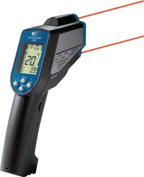 Infrarotthermometer -60 bis+1000GradC 2xTyp AAA TFA-0