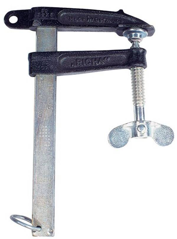 Polschweißzwinge 600 A 168mm m.Flügelmutter