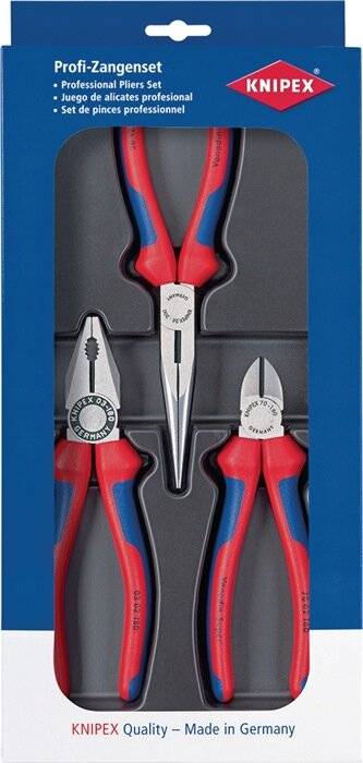 Zangensatz Montage-Paket Inh.3tlg.Ku.-Tiefziehteil KNIPEX-3