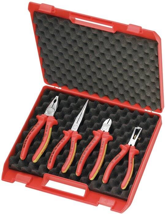 Zangensatz Kompakt-Box Inh.4tlg.VDE Kunststoffkoffer KNIPEX-4