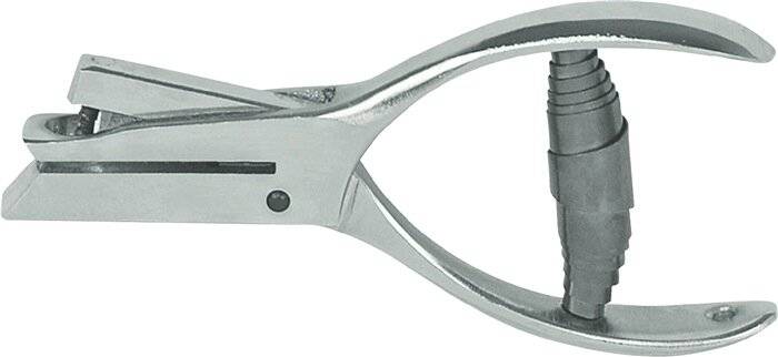 Kontrollzange Gesamt-L.145mm Rundloch D.3mm-2