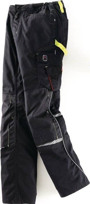 Bundhose Terrax Workwear Gr.54 schwarz/limette TERRAX-2