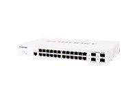 Fortinet FortiSwitch 124E - Switch - 24 x 10/100/1000 + 4 x Gigabit SFP - an Rack montierbar-0