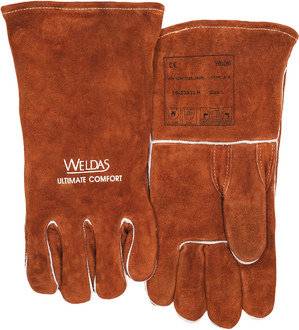 Schweißerhandschuhe Gr.L (9) braun Qualitäts-Rindspaltleder EN388,EN12477 10PA-1