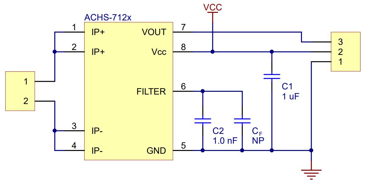 Pololu ACHS-7123 Current Sensor Carrier -30A to +30A-3
