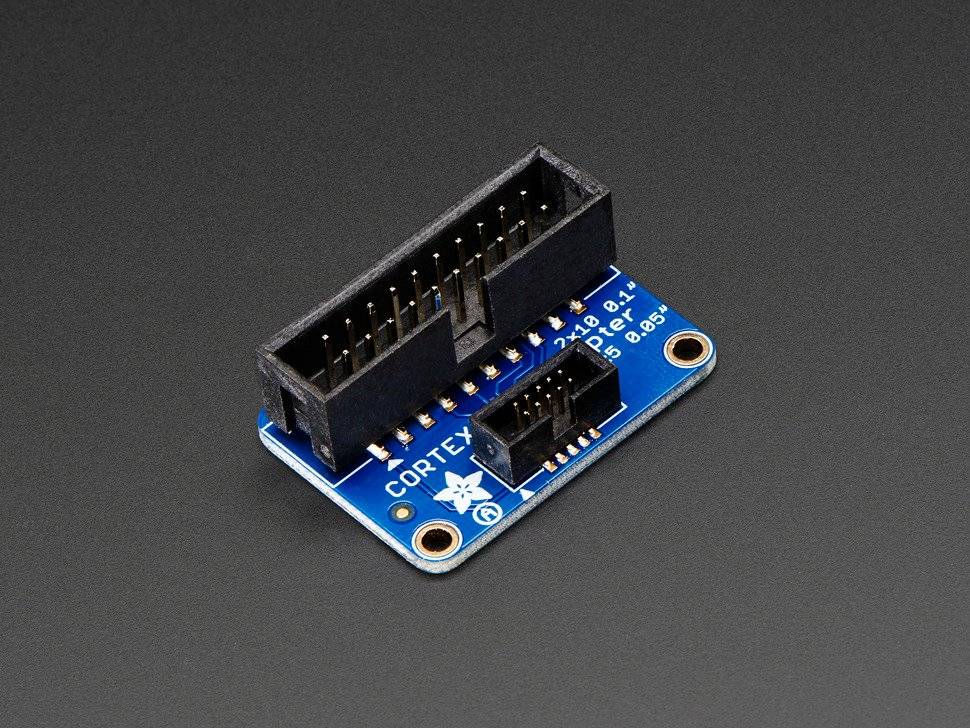Adafruit JTAG (2x10 2.54mm) to SWD (2x5 1.27mm) Cable Adapter Board 2094-0