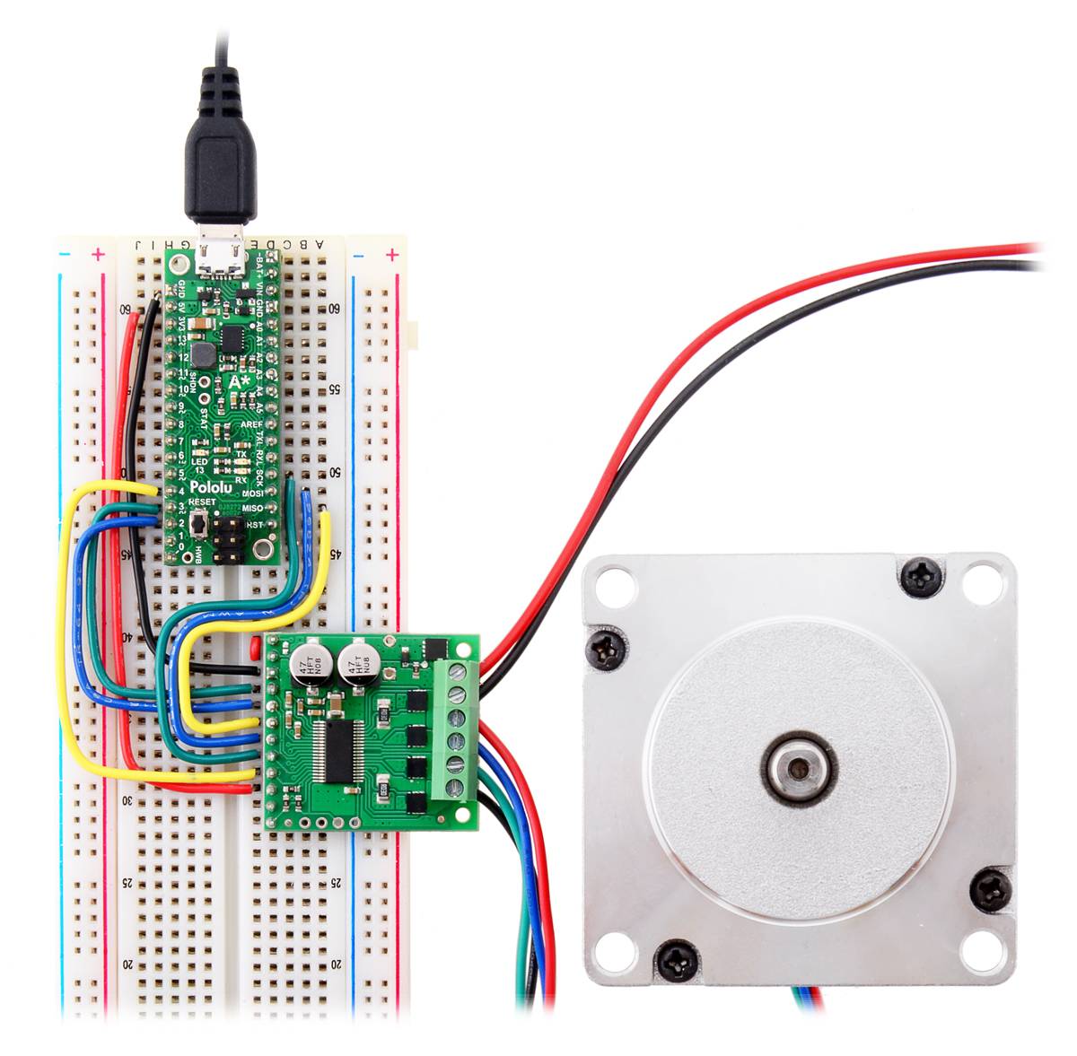 Pololu High-Power Stepper Motor Driver 36v4, Supports 8-50 V Operating Voltage 3730-6