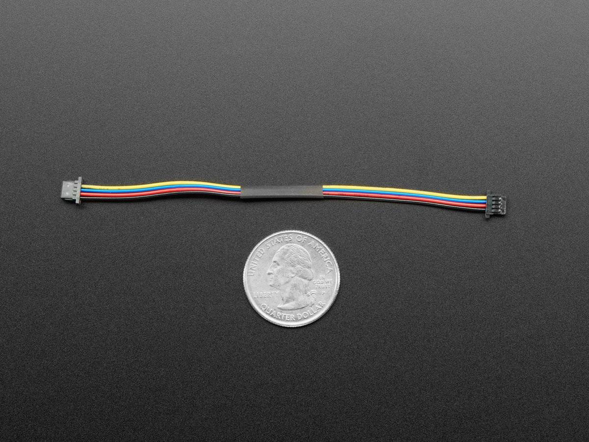 Adafruit STEMMA QT / Qwiic JST SH 4Pin Cable 100mm Long for all Sensor/Driver Boards with Qwiic-1