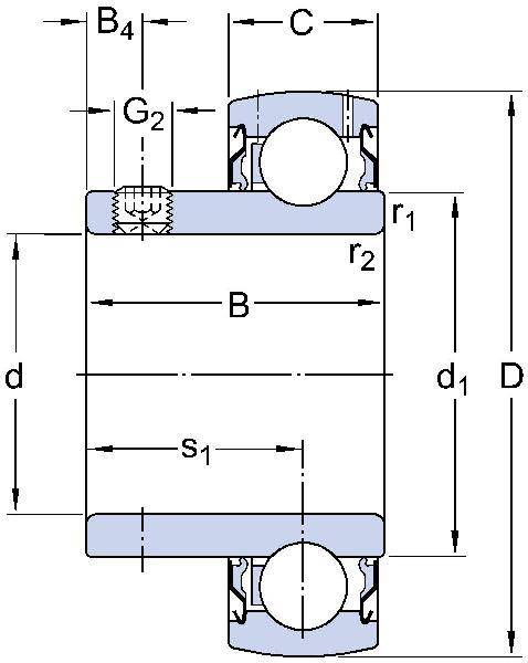 SKF YAT 205 YAT205 SKF-0
