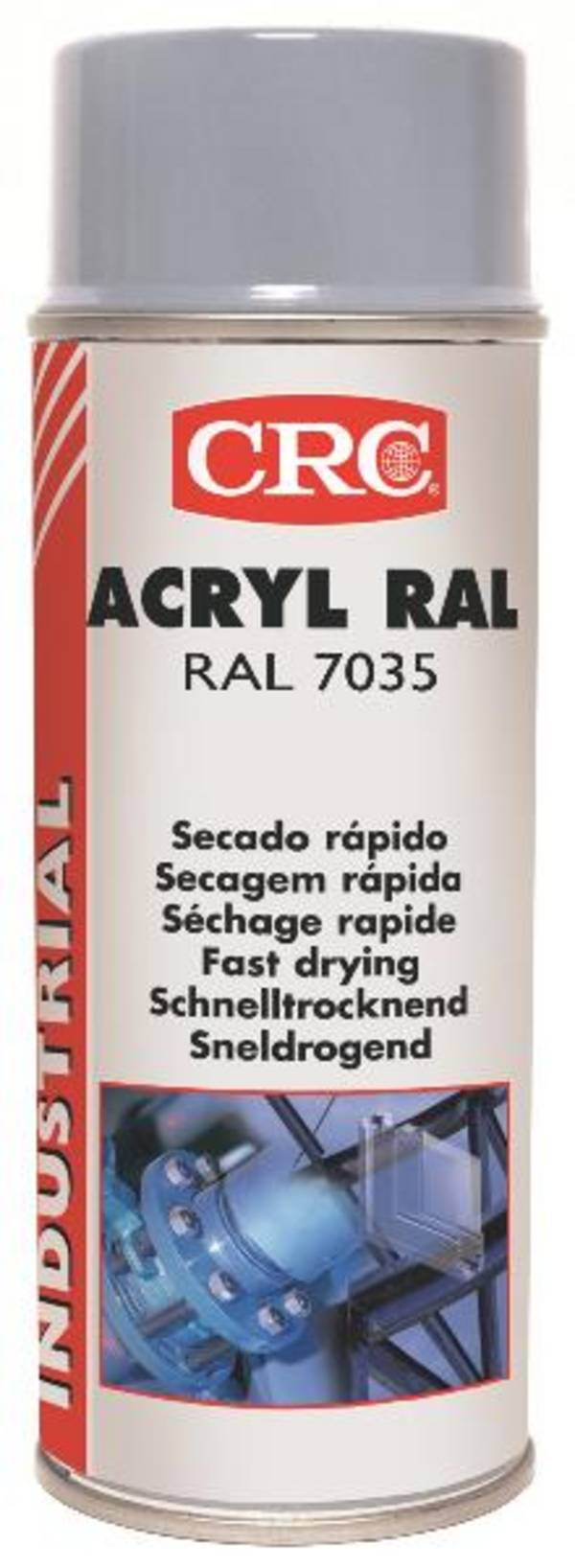 42031079,CRC Farb-Schutzlack, glanz ACRYLIC PAINT 7035 Lichtgrau Spraydose 400 ML