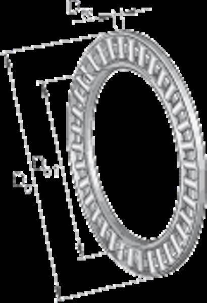 INA AXK3047-A/0-10, Axial-Nadelkranz-0