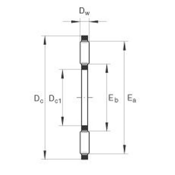 INA AXK3047-A/0-10, Axial-Nadelkranz-1
