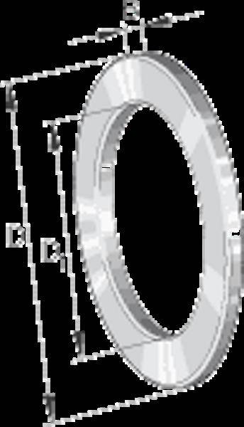 INA GS81108, Axial-Zylinderrollenlager-Gehaeusescheibe-0