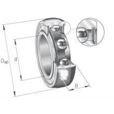 Spannlager 204 -NPP-B ID 20mm AD 47mm Breite14mm INA-0