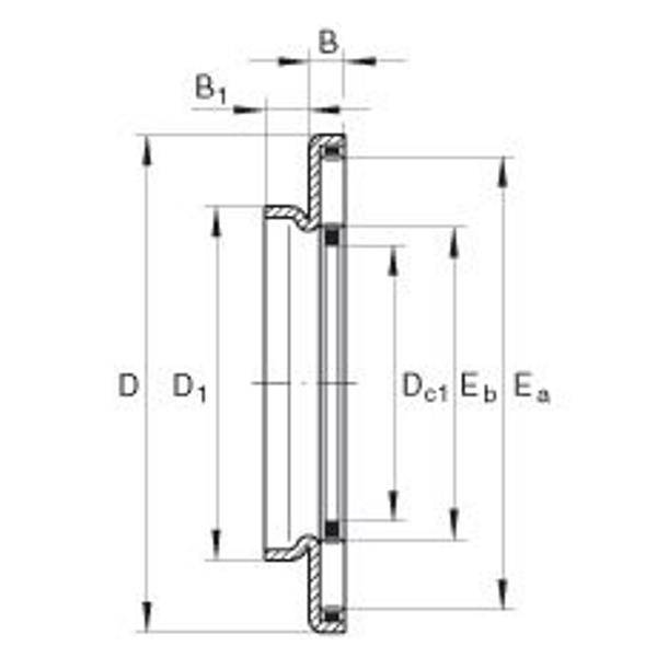 Axial-Nadellager AXW40 ID 40mm AD 63mm Breite8,2mm INA-1