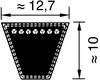 461SPA 1432,OPTIBELT Schmalkeilriemen