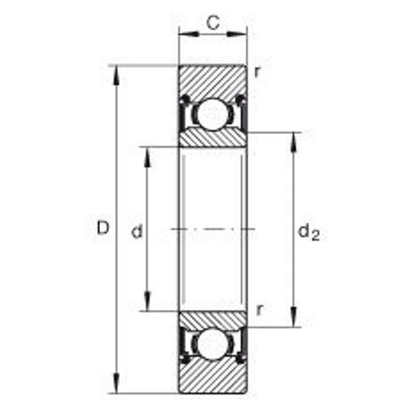 INA LR209-X-2RS, Laufrolle beidseitig abgedichtet-1