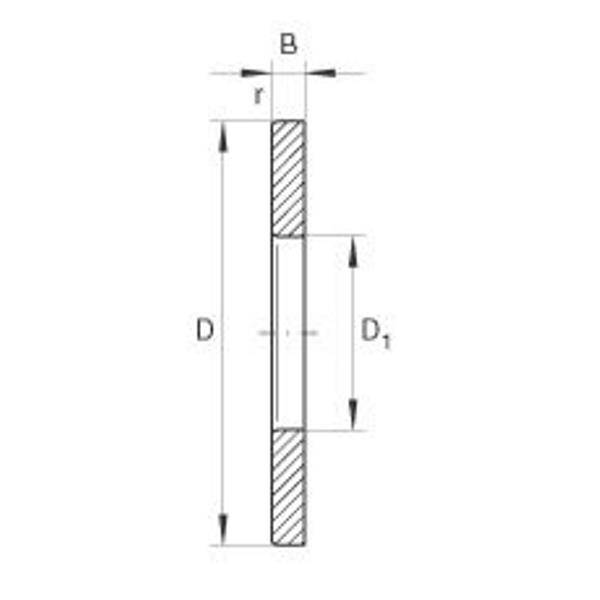 Wellenscheibe WS81128 ID 140mm AD 178mm Breite9,5mm INA-1