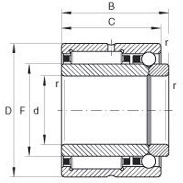 INA NKIB5906-XL, Zweiseitig wirkendes Nadel-Schraegkugellager-1
