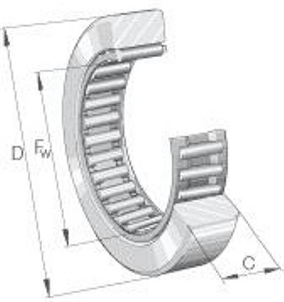 Stützrolle RSTO10 -X ID 14mm AD 30mm Breite11,8mm INA-0