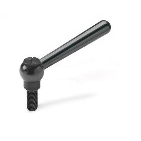 Verstellbare Kegelgriffe mit Gewindestift, Stahl