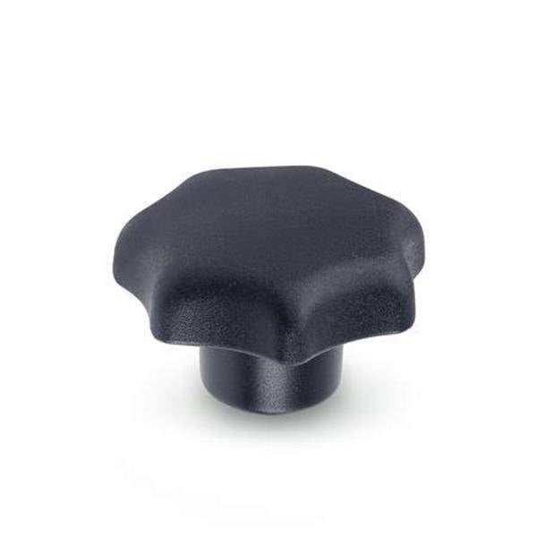 Sterngriff DIN 6336 m.Gewindebuchse Ku.d1 40mm d2 M 8mm