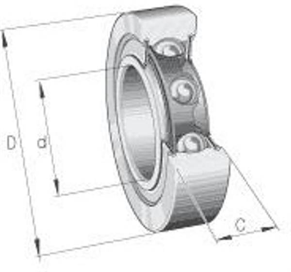 INA LR209-X-2RS, Laufrolle beidseitig abgedichtet-2