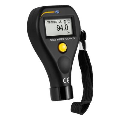 PCE Instruments Glanzmessgerät PCE-GM 75 |Messgeometrie 60° |0 ... 1000 GU |gewölbte Oberflächen |Datenspeicher |USB