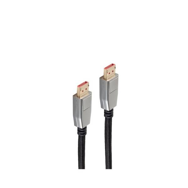 PRO Serie II Displayport 1.4 Kabel DP auf DP 8K 60Hz 4K 240Hz Video Audio Kabel vergoldet 2,5m