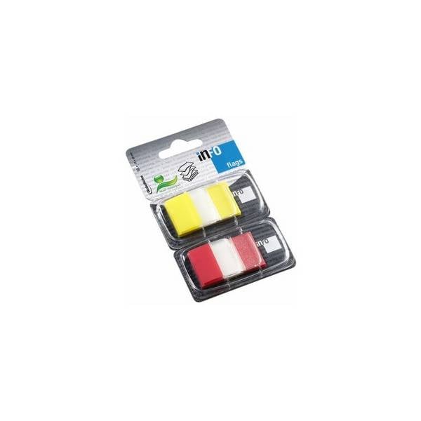 inFO notes Haftstreifen flags, 25 x 43 mm, im Spender