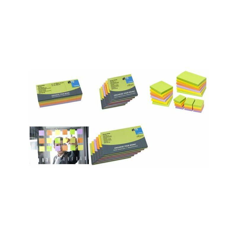 inFO notes Haftnotizen Sticky Notes Spring Line, 125 x 75 mm-0