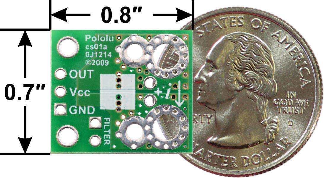 Pololu ACHS-7123 Current Sensor Carrier -30A to +30A-5