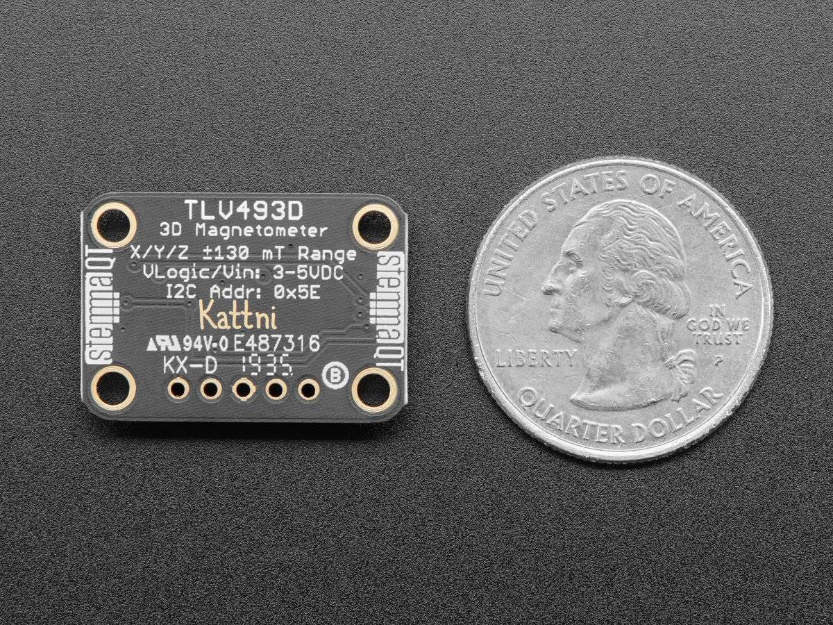 Adafruit TLV493D Drei-Achsen Magnet-Sensor - STEMMA QT / Qwiic-3