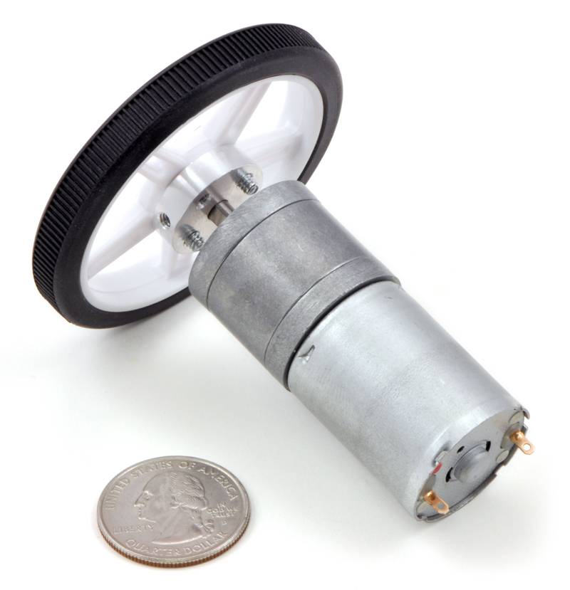 Pololu 99:1 Metal Gearmotor 25Dx69L mm MP 12V with 48 CPR Encoder-5