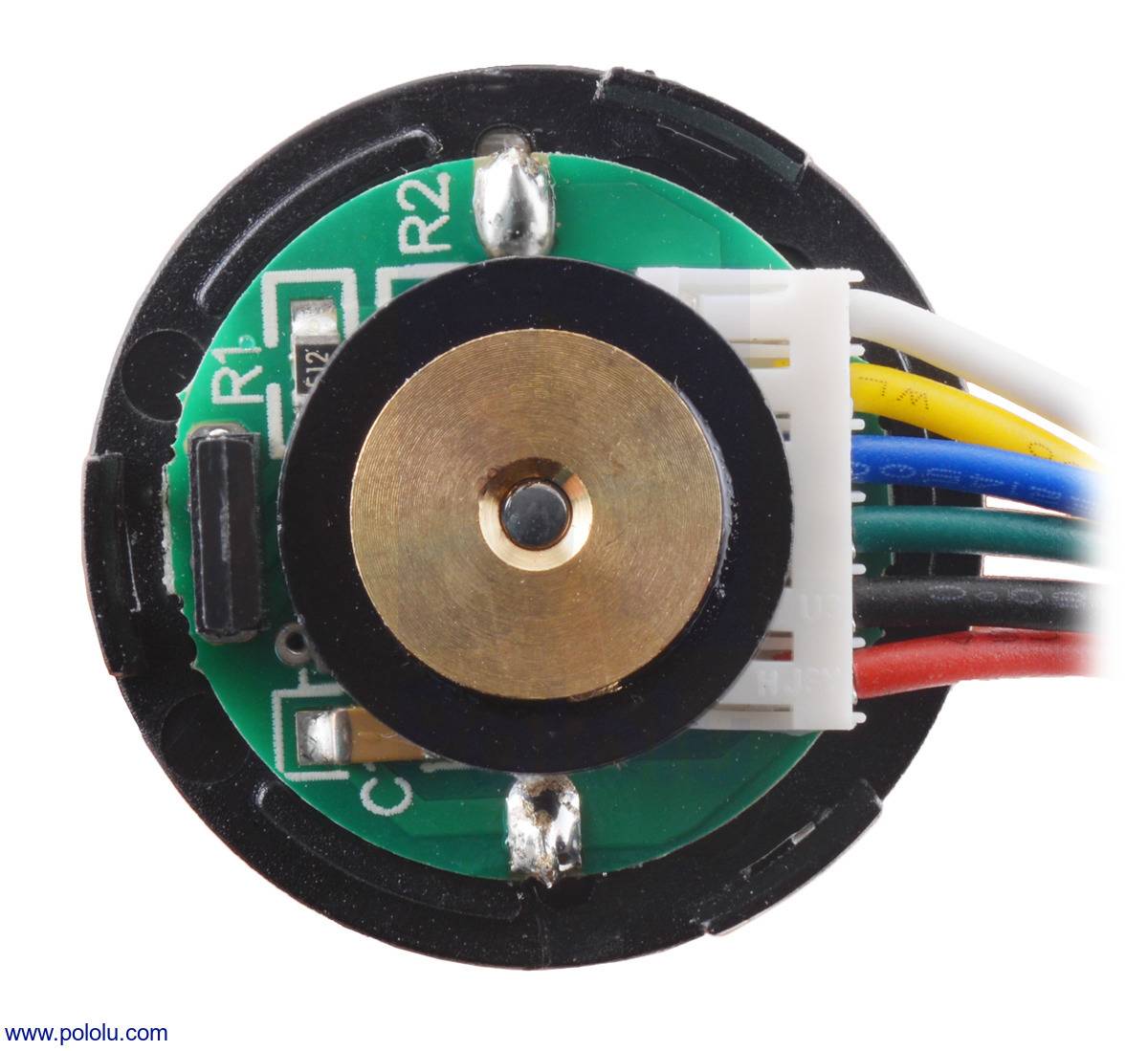 Pololu 4.4:1 Metal Gearmotor 25Dx63L mm MP 12V with 48 CPR Encoder-5