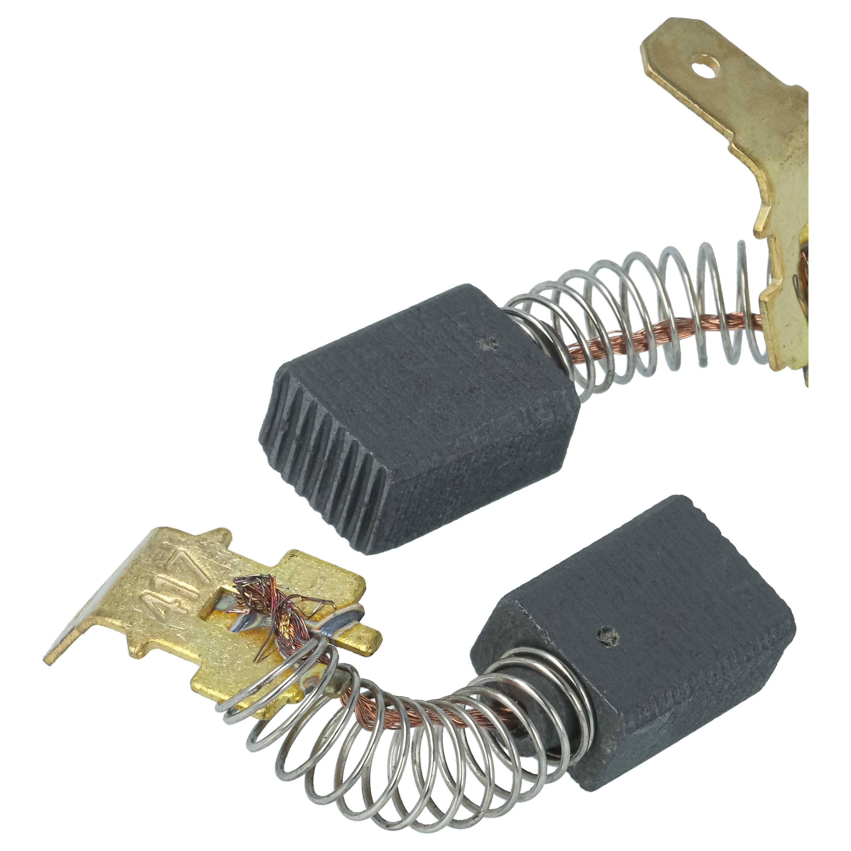 vhbw 2x Kohlebürste 6 x 9 x 12,3 mm Ersatz für Makita 191954-3, 195005-4, 643401-5, CB-401, 191910-3 für Elektrowerkzeug-3