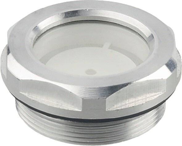 Ölschaugläser, Aluminium / Floatglas, beständig bis 100 °C, blank-3